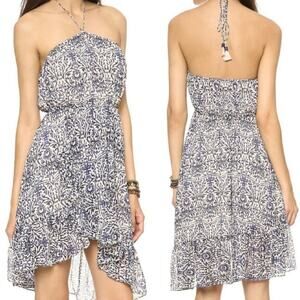 Free People Tea Combo Brocade Damask Dress
